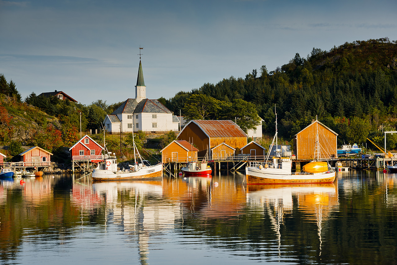 #130301-1 - Moskenes Harbour, Lofoten Islands, Norway