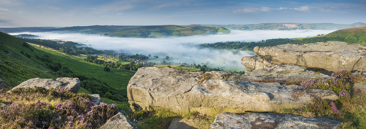#130322-2 - Mist in the Hope Valley, Peak District National Park, Derbyshire, England