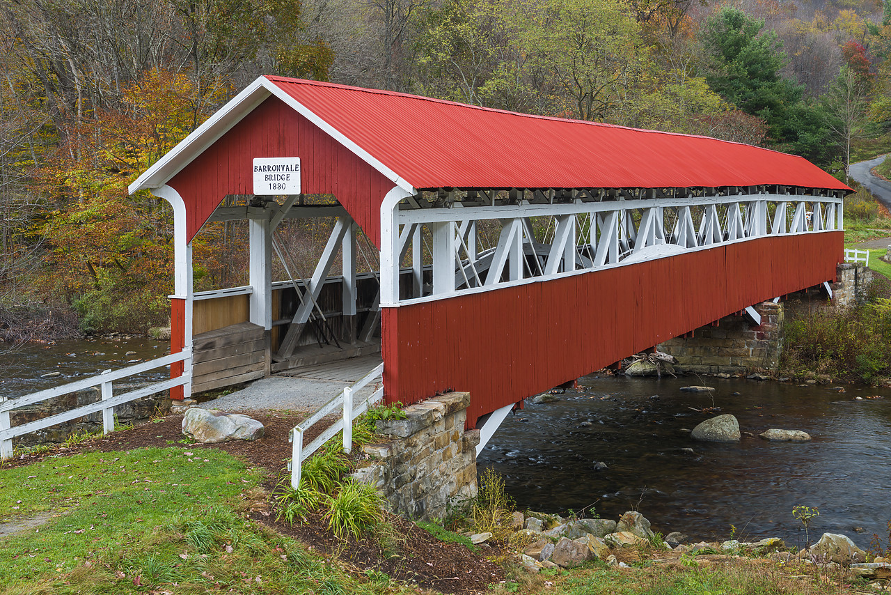 #130375-1 - Barronvale Covered Bridge, Middlecreek Township, Pennsylvania, USA