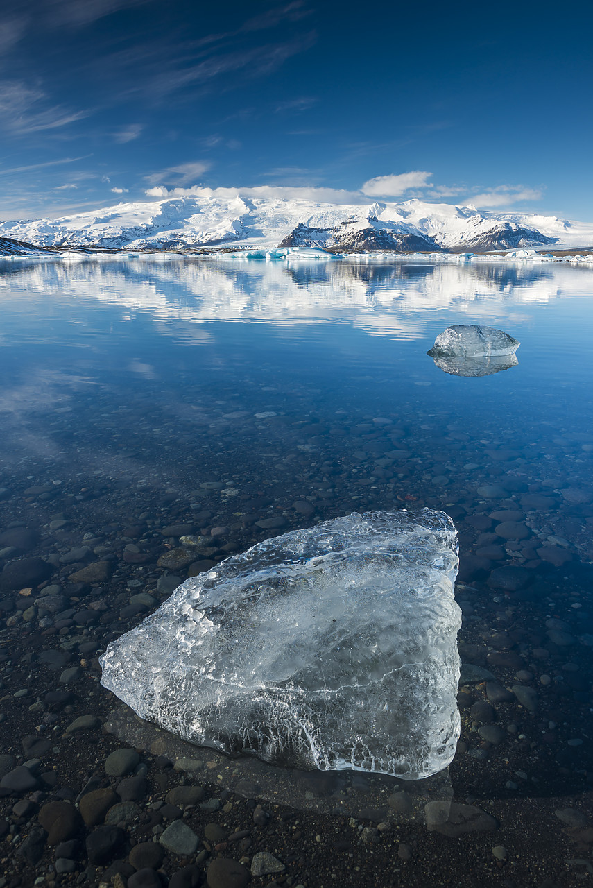 #140013-1 - Glacial Ice in Jokulsarlon Iceberg Lagoon, Iceland