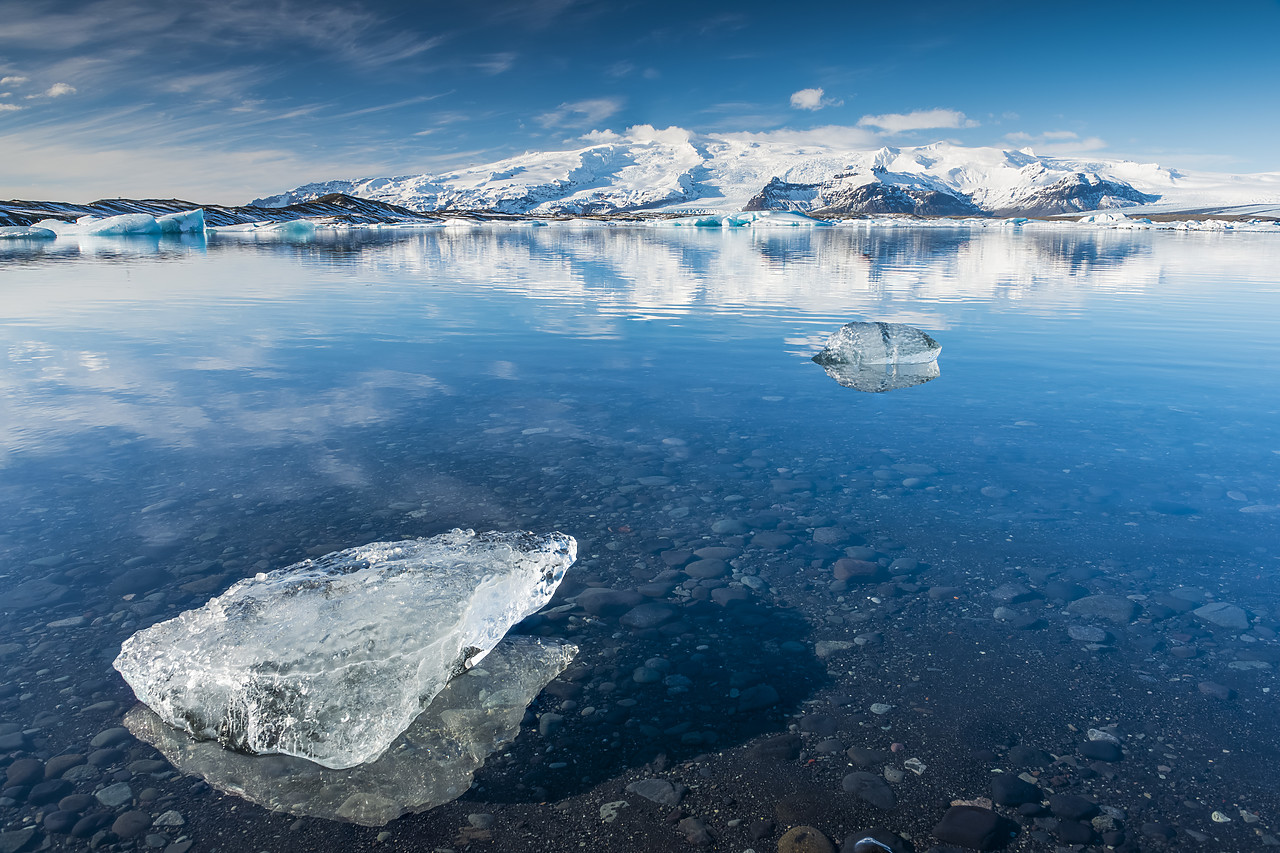 #140014-1 - Glacial Ice in Jokulsarlon Iceberg Lagoon, Iceland