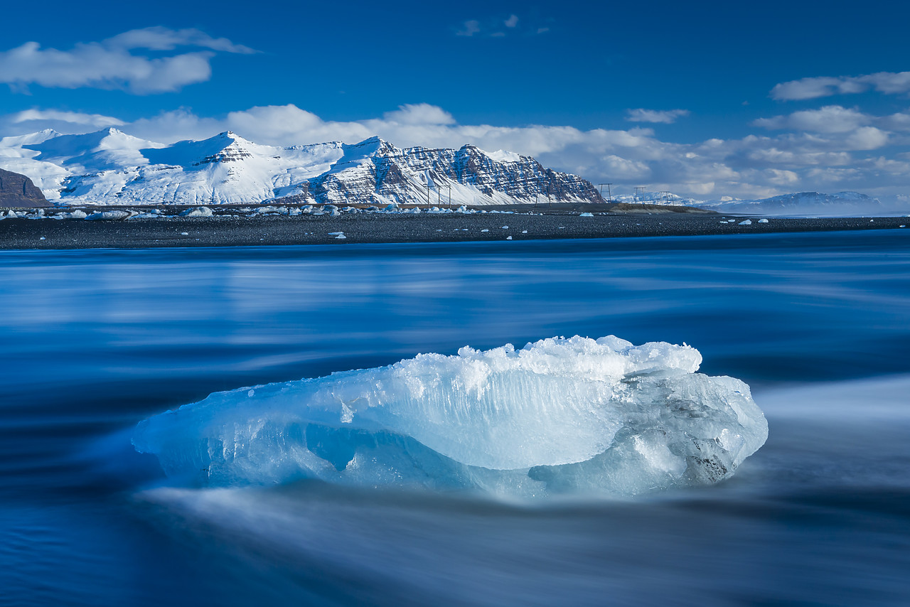 #140015-1 - Tide-stranded Iceberg, Jokulsarlon, Iceland