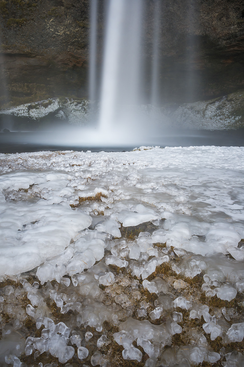 #140050-1 - Ice Formations at Seljalandsfoss, Iceland