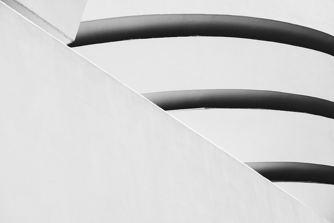 #140068-1 - Guggenheim Museum Detail, New York, NY, USA