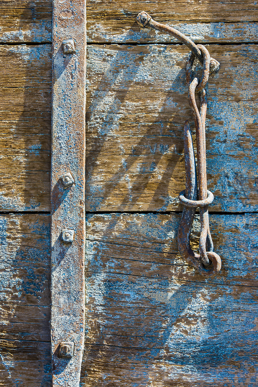 #140127-1 - Weathered Wagon Detail, Death Valley National Park, California, USA
