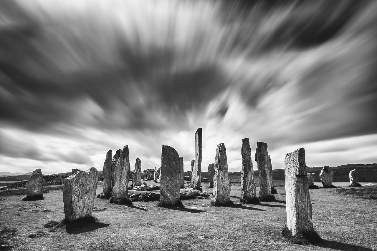 #140188-1 - Cloudscape Over Callanish Standing Stones, Isle of Lewis, Outer Hebrides, Scotland