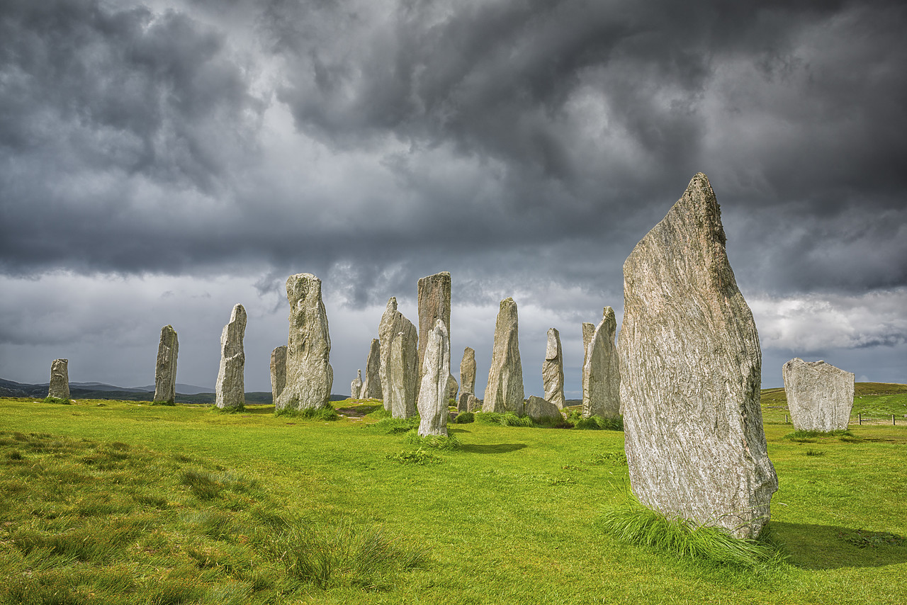 #140189-1 - Cloudscape Over Callanish Standing Stones, Isle of Lewis, Outer Hebrides, Scotland