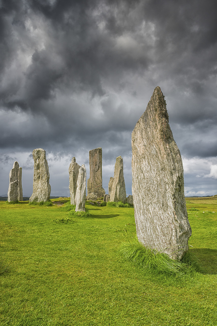 #140189-2 - Cloudscape Over Callanish Standing Stones, Isle of Lewis, Outer Hebrides, Scotland