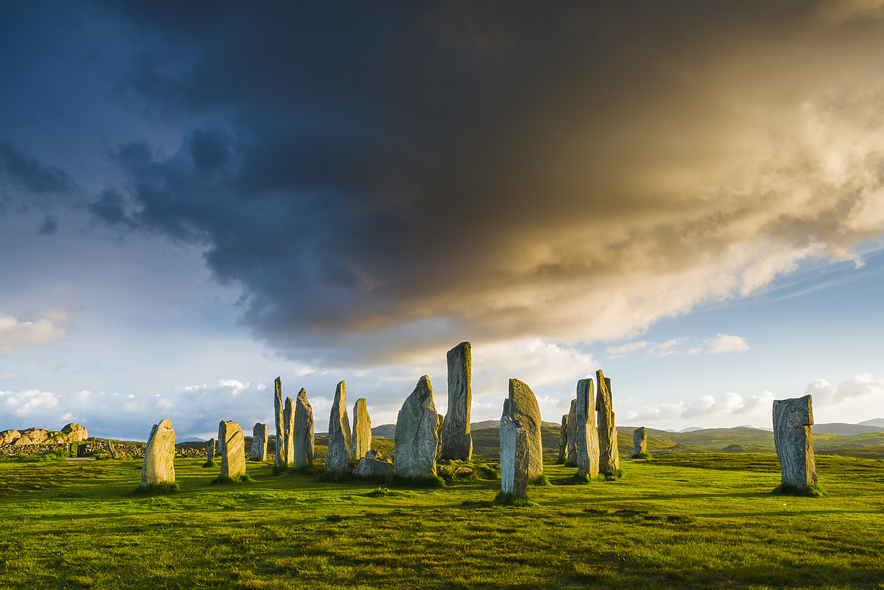 #140192-1 - Cloudscape Over Callanish Standing Stones, Isle of Lewis, Outer Hebrides, Scotland