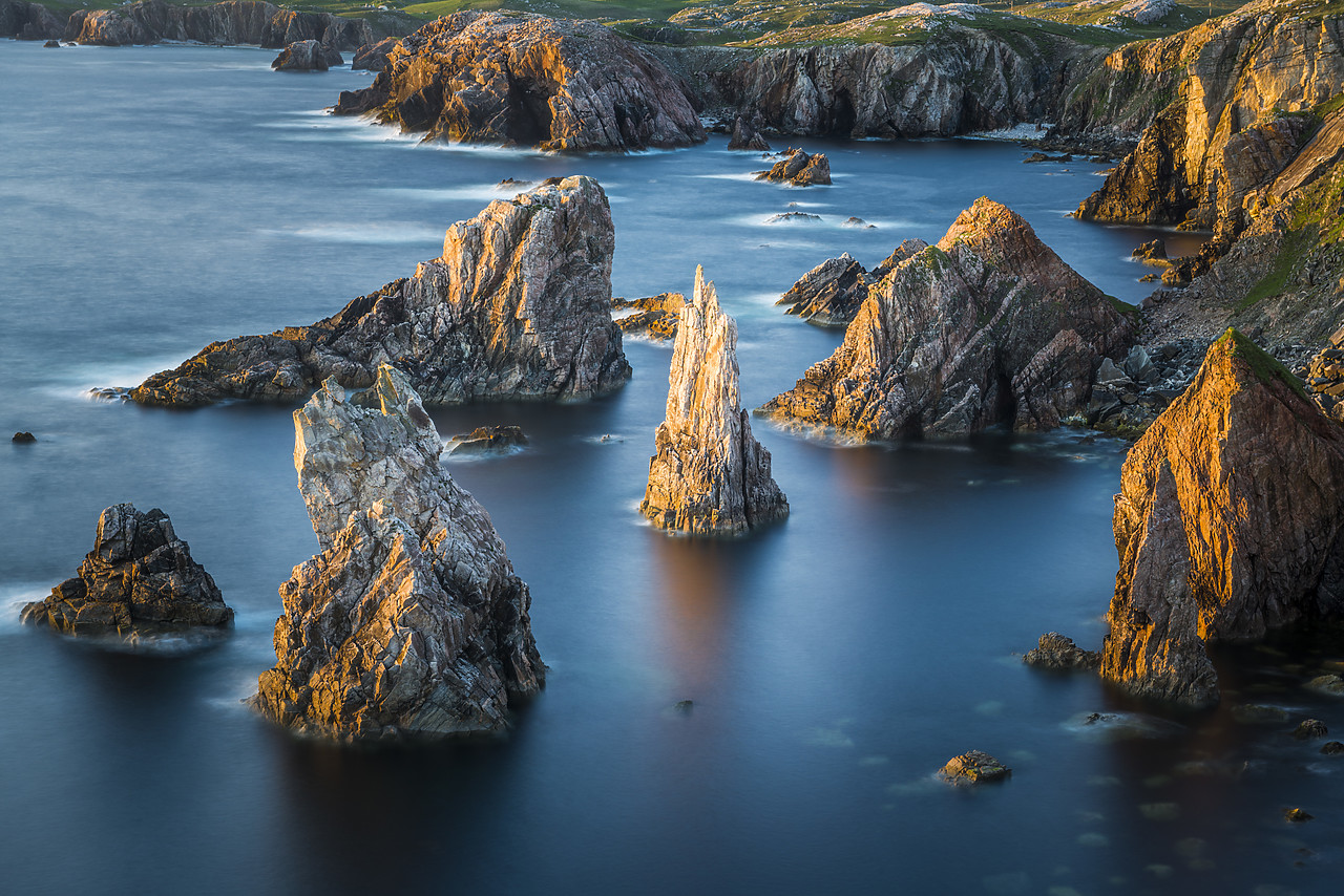 #140201-2 - Mangersta Sea Stacks, Isle of Lewis, Outer Hebrides, Scotland