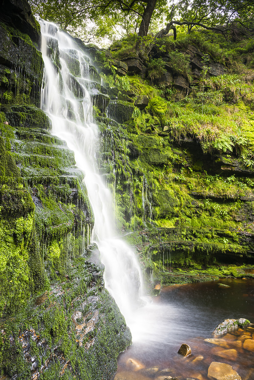 #140295-1 - Black Clough Falls, Peak District National Park, Derbyshire, England