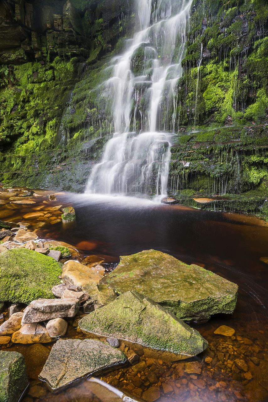 #140296-1 - Black Clough Falls, Peak District National Park, Derbyshire, England