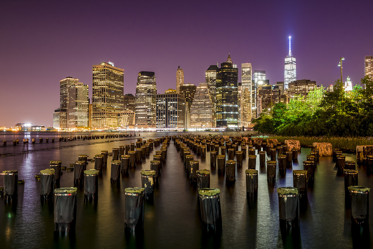 #140315-1 - New York Skyline at Twilight, New York City, USA