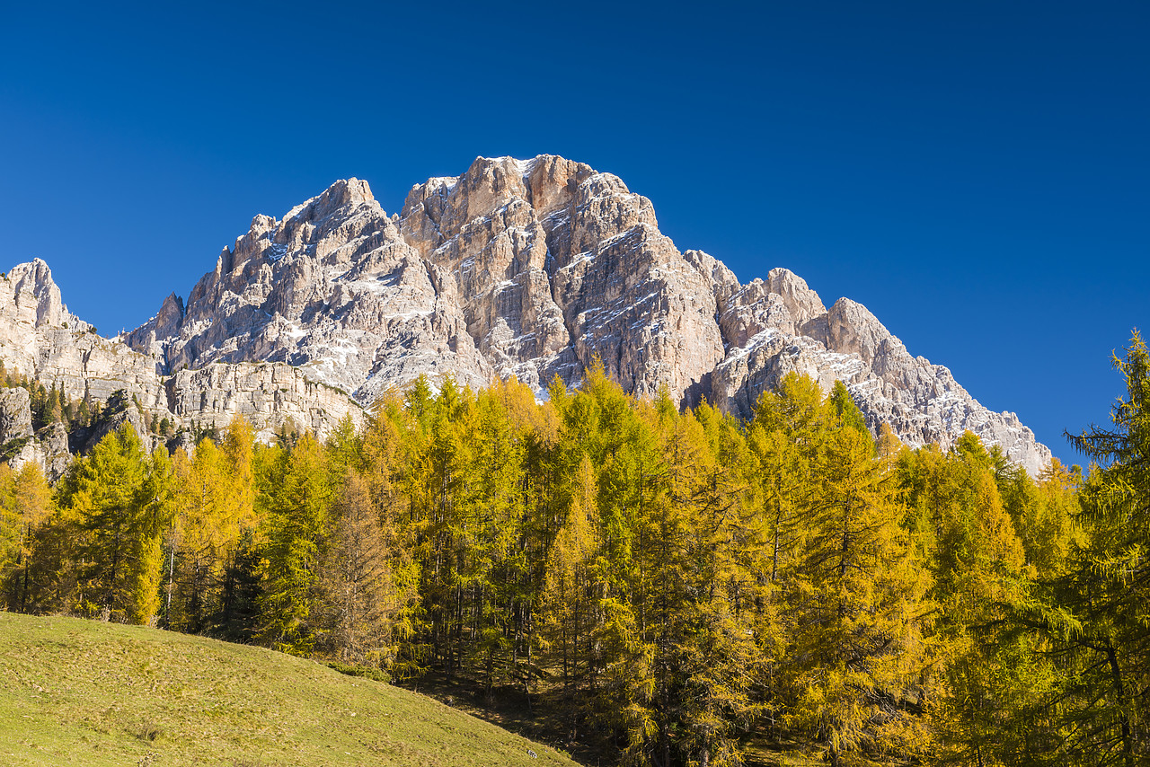#140372-1 - Mt. Cristallo in Autumn, Dolomites, South Tyrol, Italy