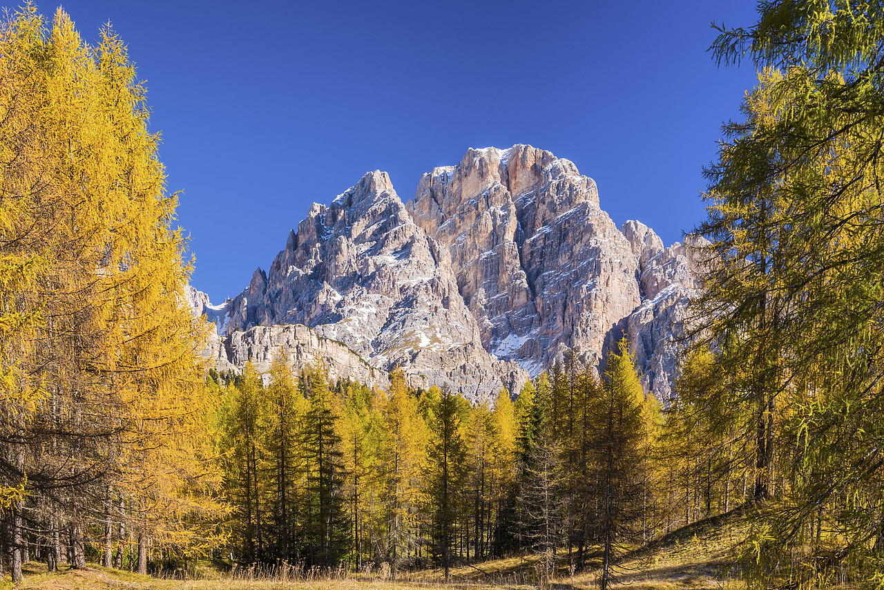 #140373-1 - Mt. Cristallo in Autumn, Dolomites, South Tyrol, Italy