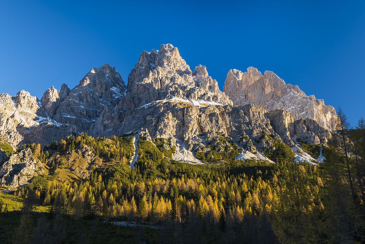 #140374-1 - Mt. Cristallo in Autumn, Dolomites, South Tyrol, Italy