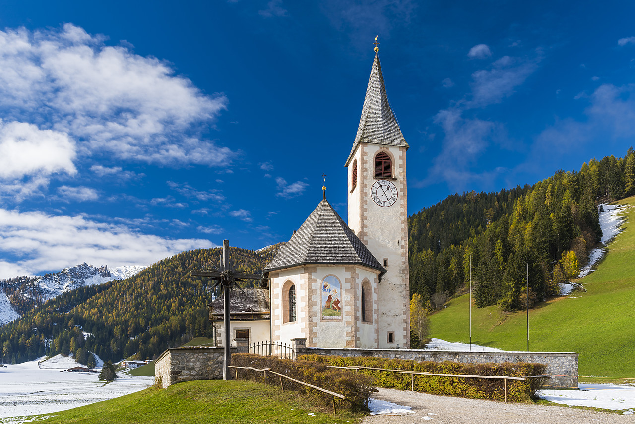 #140379-1 - Church of San Vito, Dolomites, South Tyrol, Italy