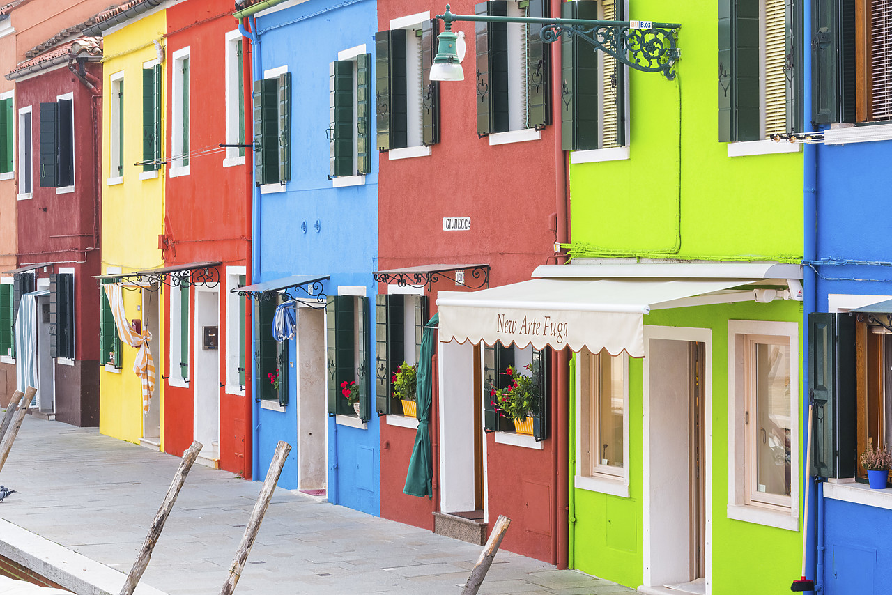 #140432-1 - Colourful Buildings, Burano, Venice, Italy