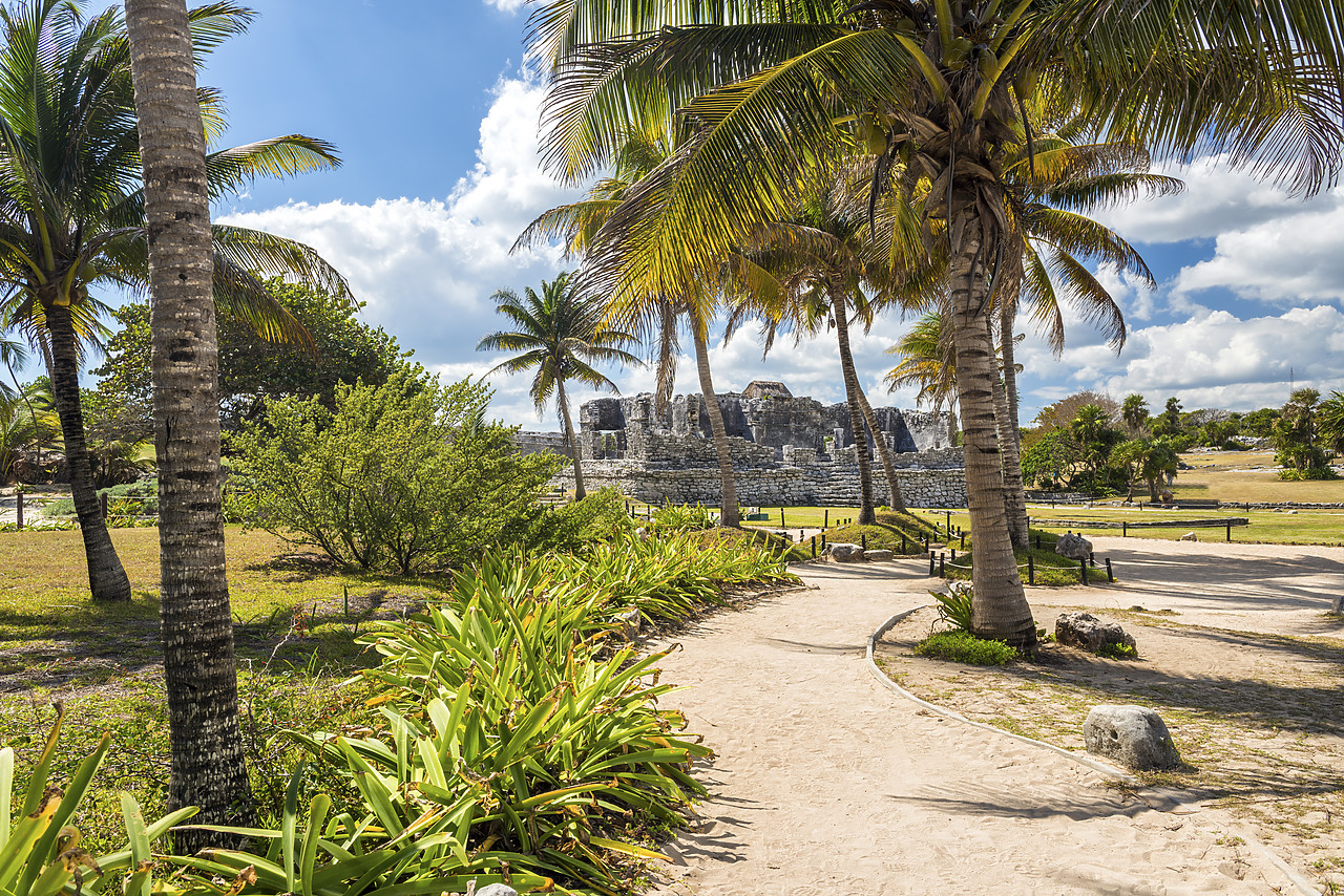 #150020-1 - Footpath Leading to MayanTemple Ruins, Tulum, Yucatan, Mexico
