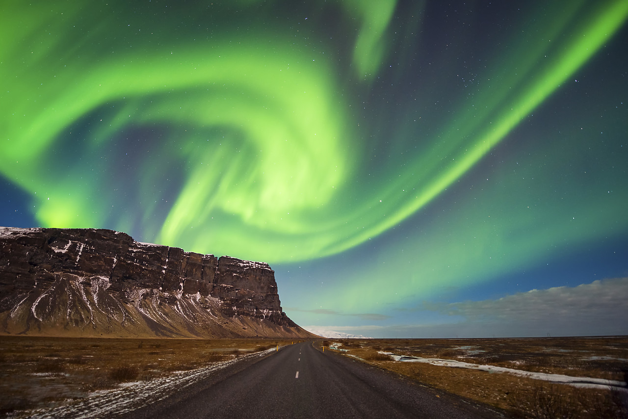 #150089-1 - Road to Aurora, Iceland