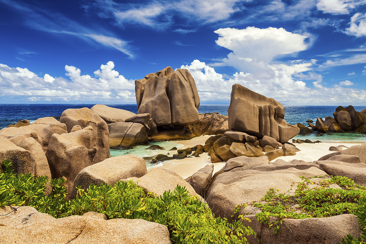 #150234-1 - Anse Marron Beach, La Digue, Seychelles