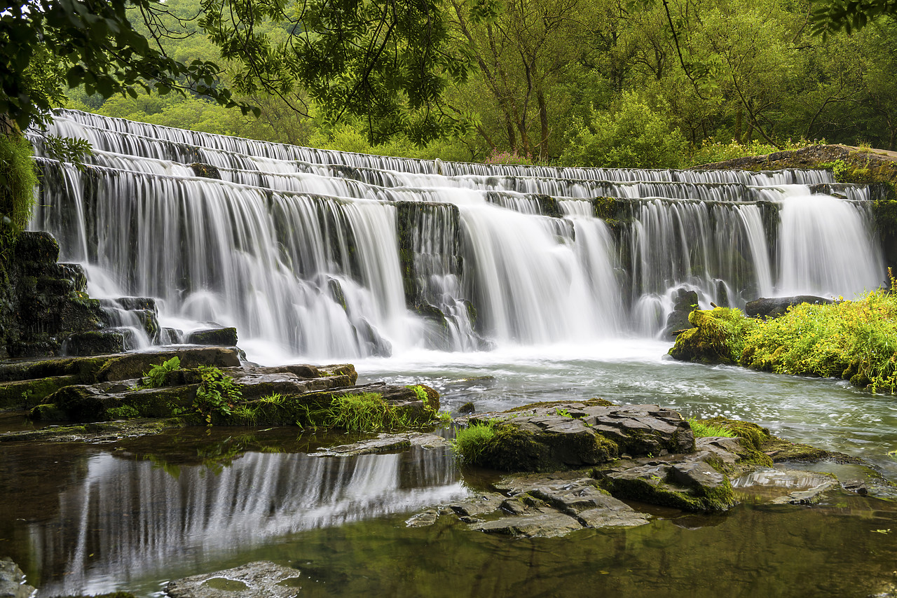 #150401-1 - Monsal Dale Waterfall, Peak District National Park, Derbyshire, England