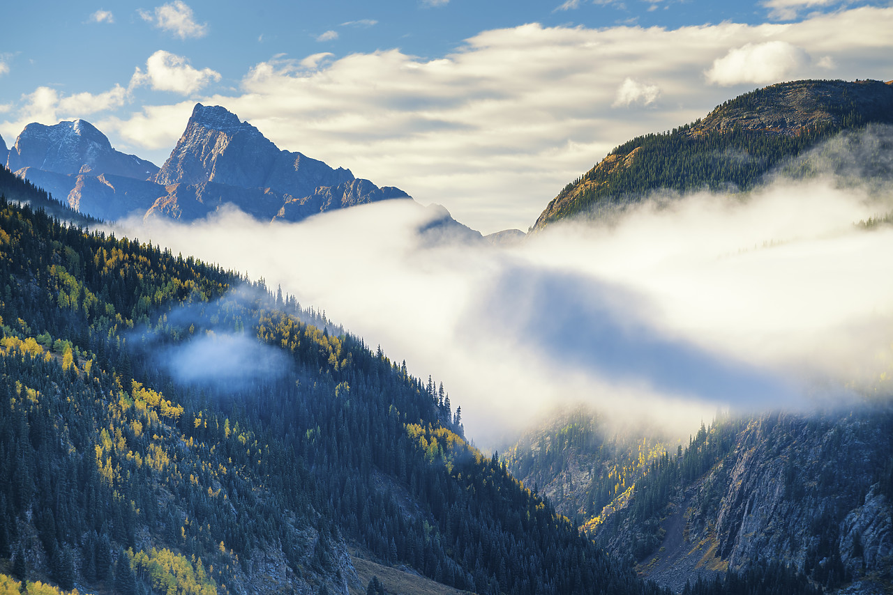 #150455-1 - Low Cloud in Rocky Mountains, Silverton, Colorado, USA