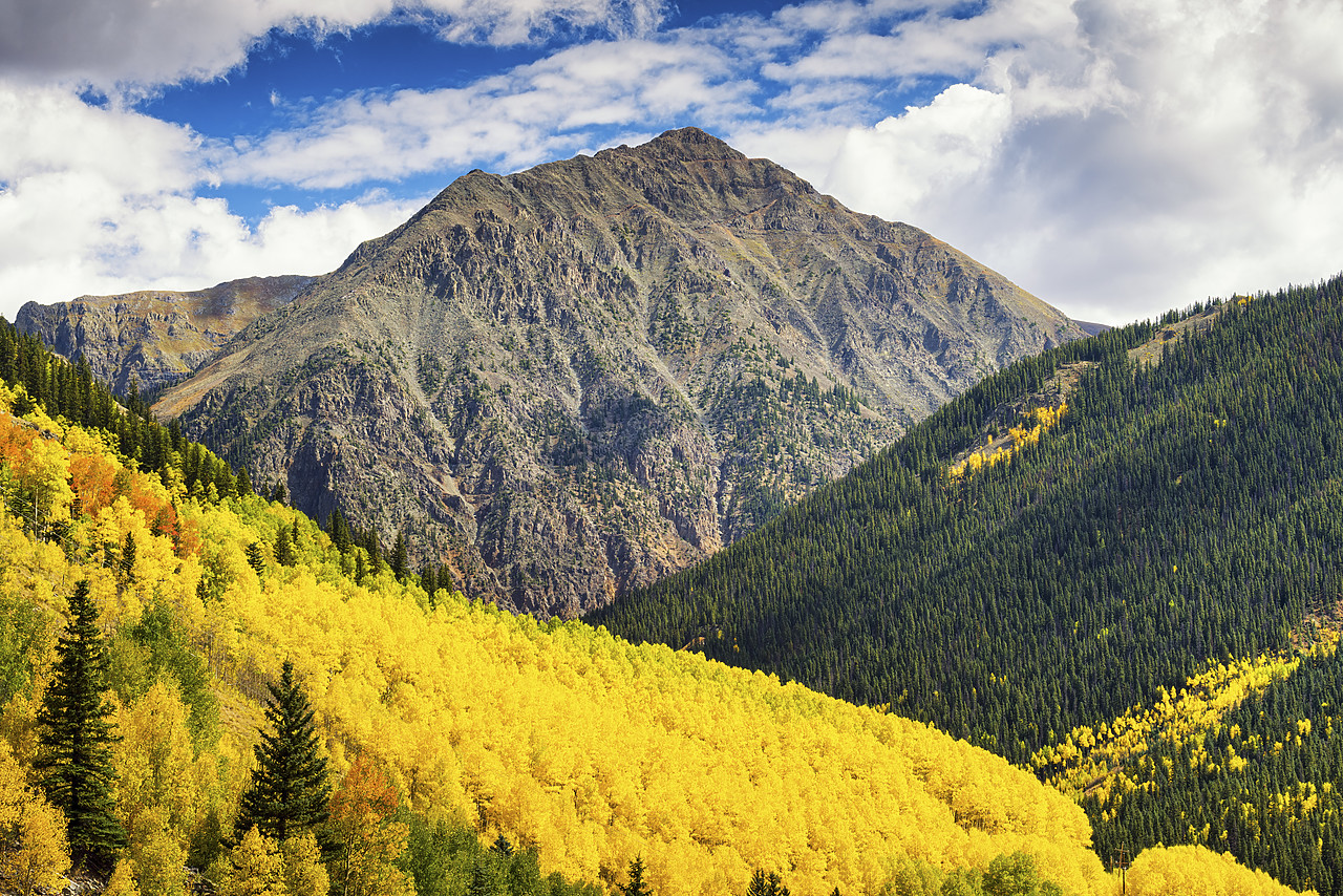 #150459-1 - Galena Mountain in Autumn, Silverton, Colorado, USA