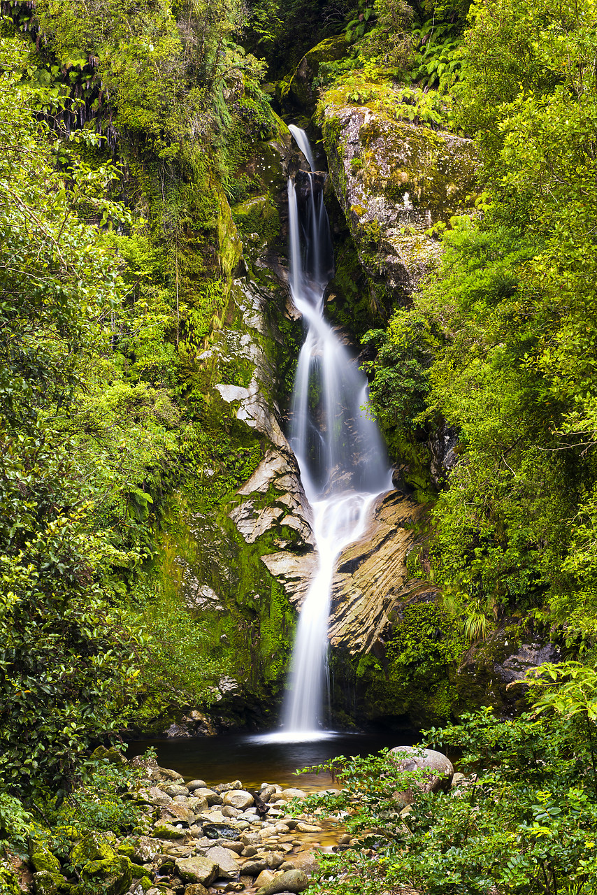 #160179-2 - Dorothy Falls, near Hokitika, New Zealand