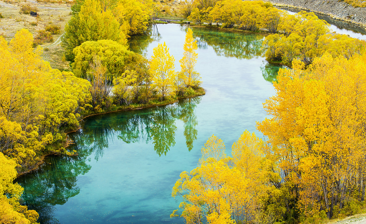 #160183-1 - Ohau River in Autumn, New Zealand