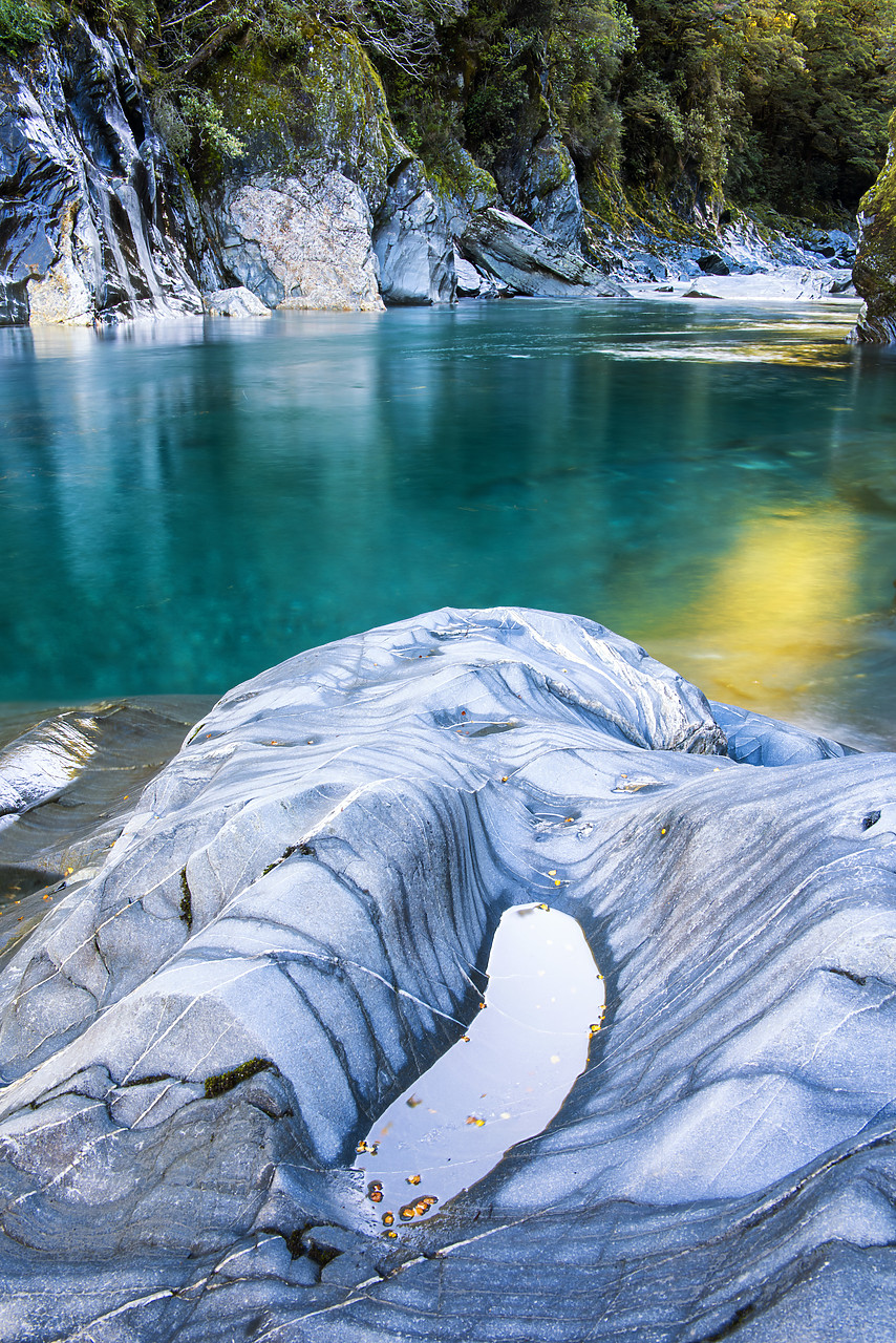 #160229-1 - Blue Pools, Haast Pass, New Zealand