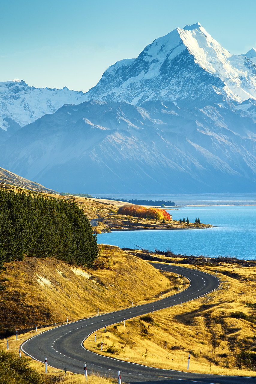 #160256-2 - Mt. Cook & Lake Pukaki, Pete's Lookout, New Zealand