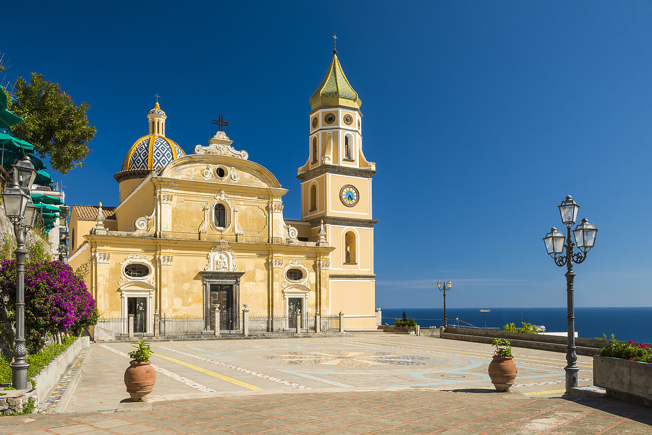 #160345-1 - The Church San Genarro, Praiano, Amalfi Coast, Italy