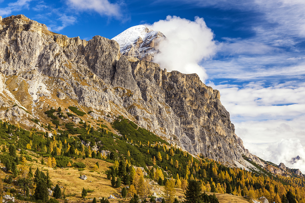 #160410-1 - Dolomites in Autumn, Belluno, Italy