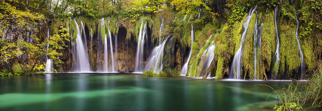 #160464-1 - Waterfall in Autumn, Plitvice National Park, Croatia