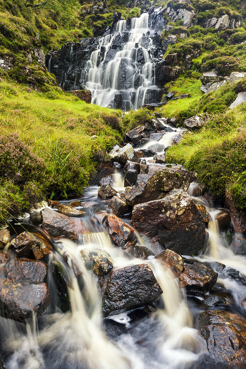 #160506-1 - Waterfall, Isle of Lewis, Outer Hebrides, Scotland