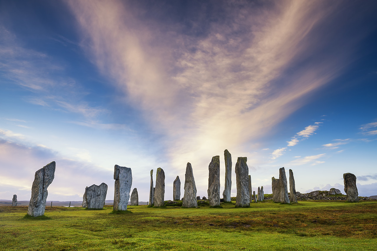 #160512-1 - Callanish Stones at Sunrise, Isle of Lewis, Outer Hebrides, Scotland