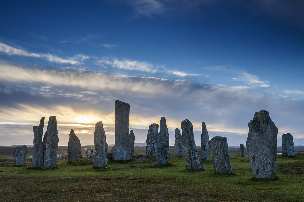 #160513-1 - Callanish Stones at Sunrise, Isle of Lewis, Outer Hebrides, Scotland