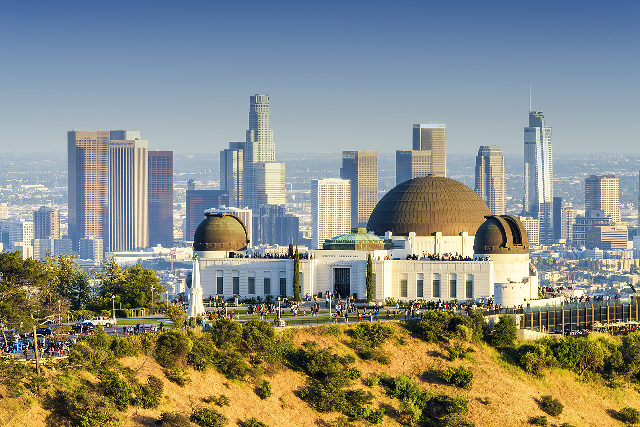 #170227-1 - Griffith Observatory & Los Angeles Skyline, California, USA