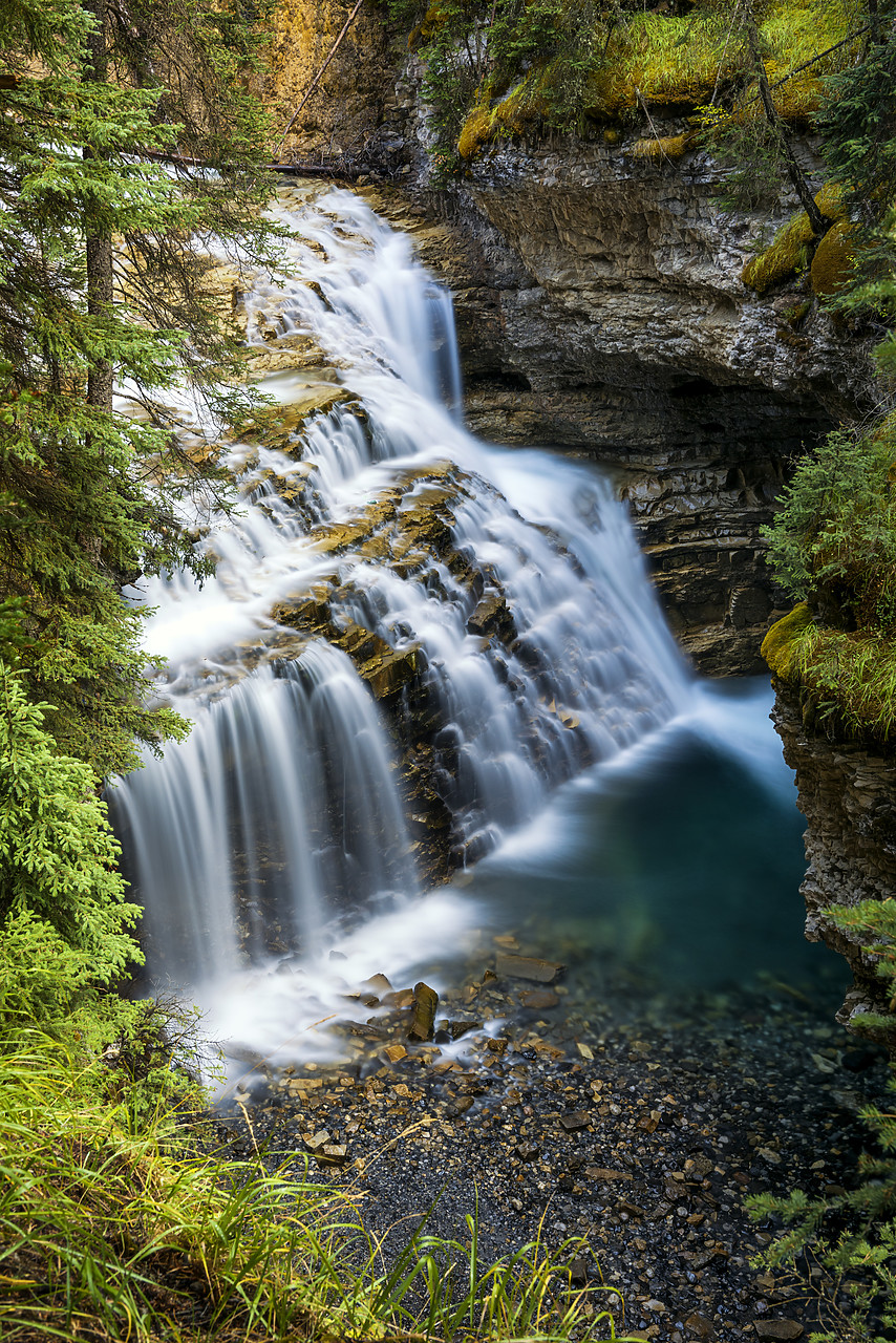 #170325-2 - Johnston Canyon Waterfall, Banff National Park, Alberta, Canada