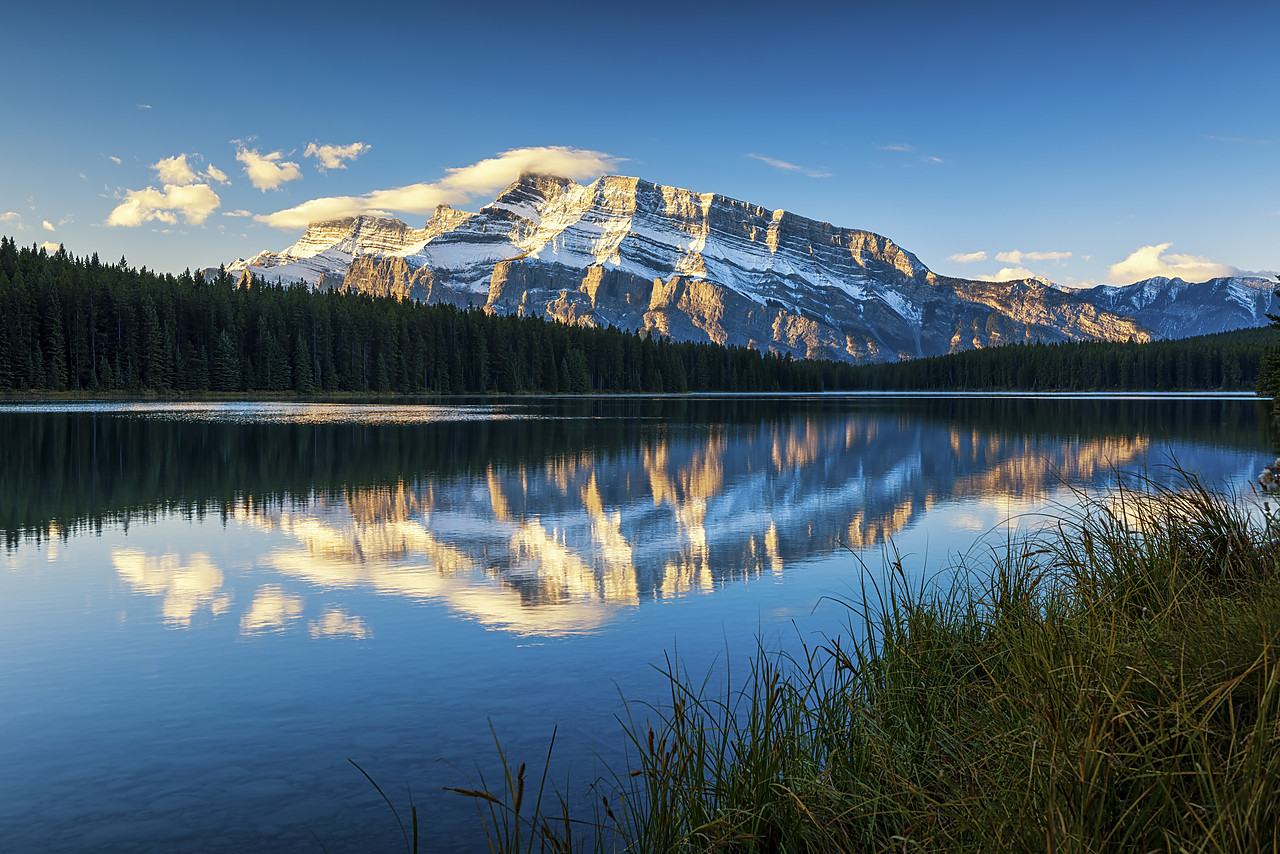 #170333-1 - Mt. Rundle Reflecting in Two Jacks Lake, Banff National Park, Alberta, Canada