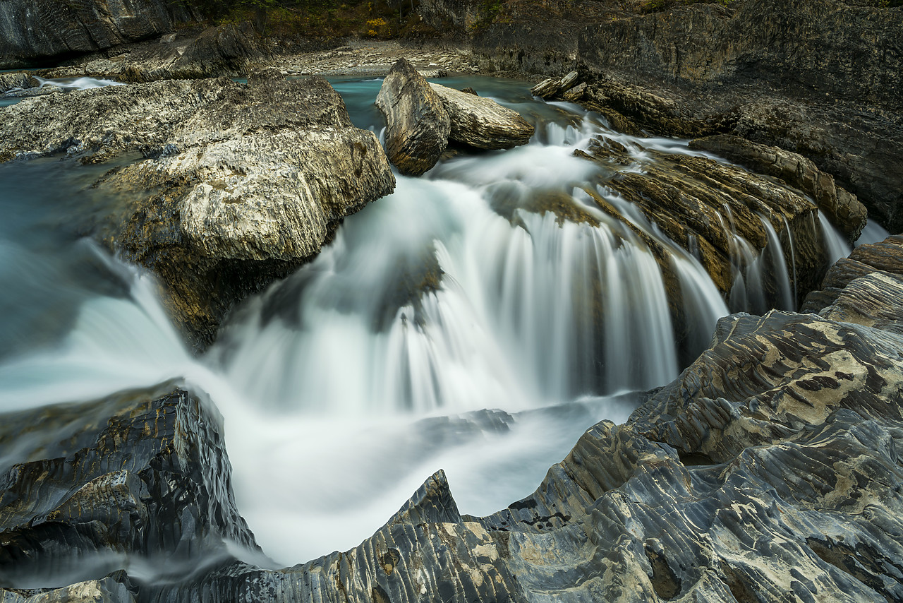 #170336-1 - Kicking Horse River at Natural Bridge, Yoho National Park, British Columbia, Canada