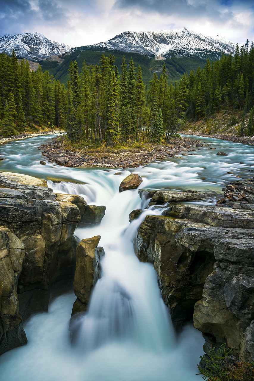 #170346-2 - Sunwapta Falls, Jasper National Park, Alberta, Canada