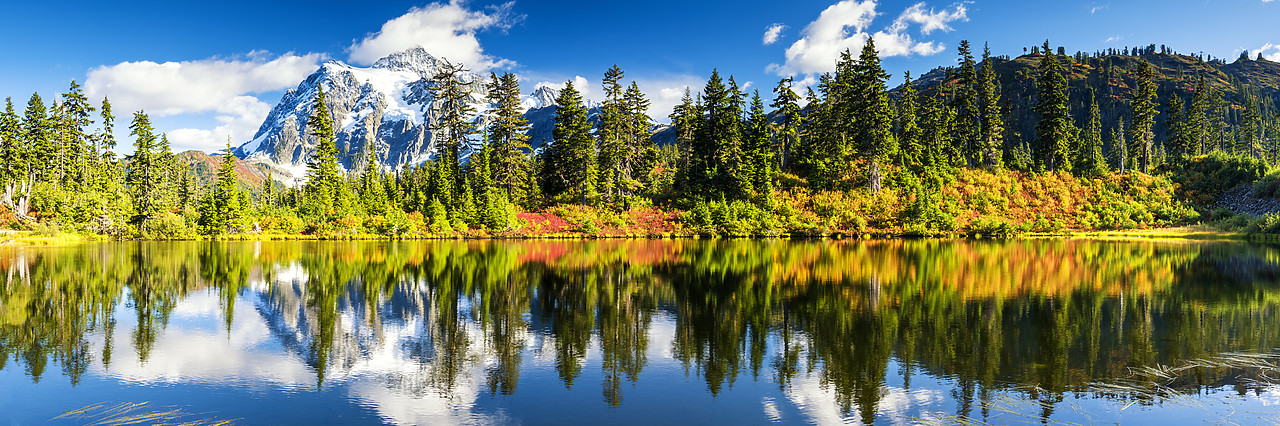 #170466-3 - Mount Shuksan Reflecting in Highwood Lake, Mt. Baker-Snoqualmie National Forest, Washington, USA