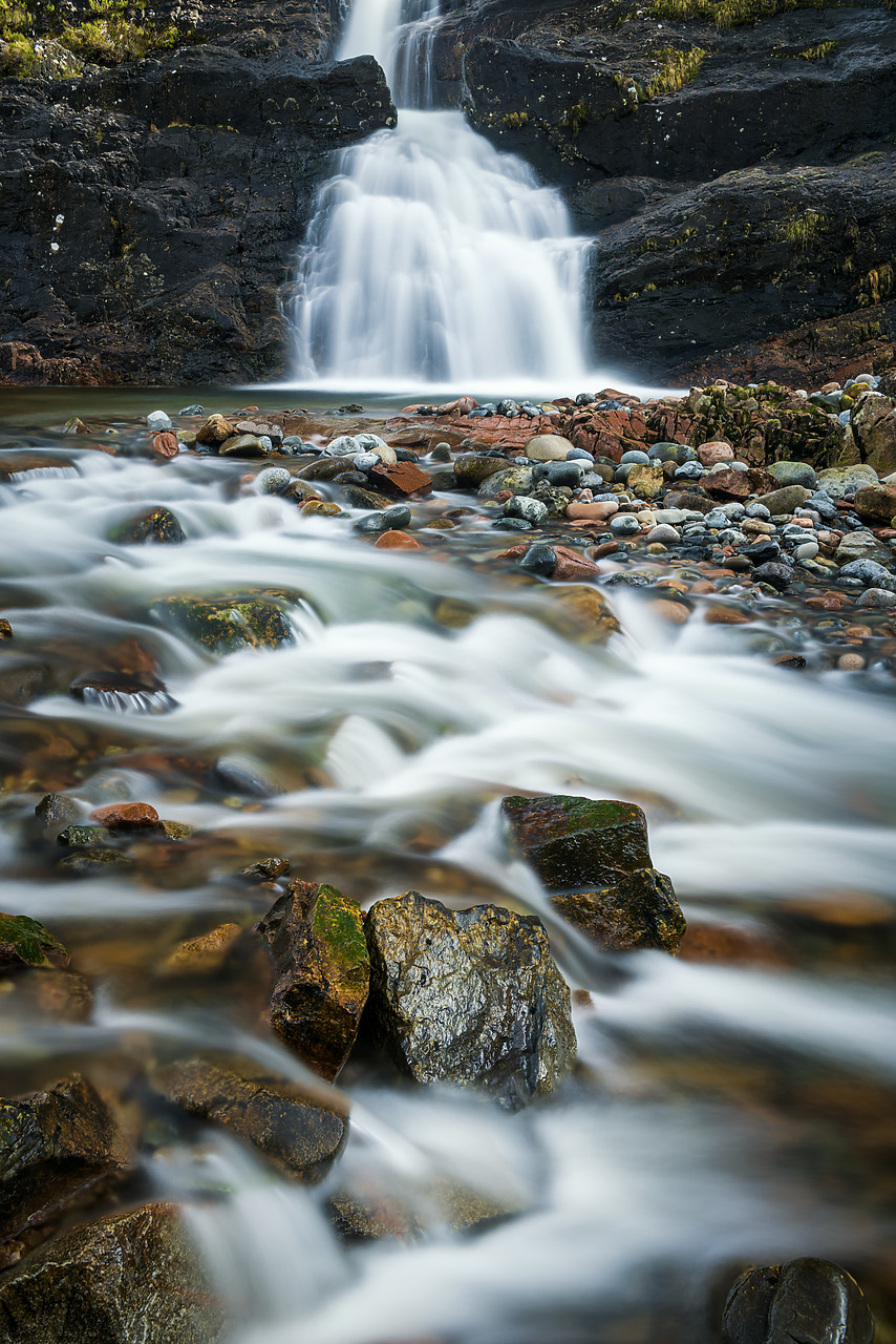 #170691-2 - Waterfall in Pass of Glen Coe, Highland Region, Scotland