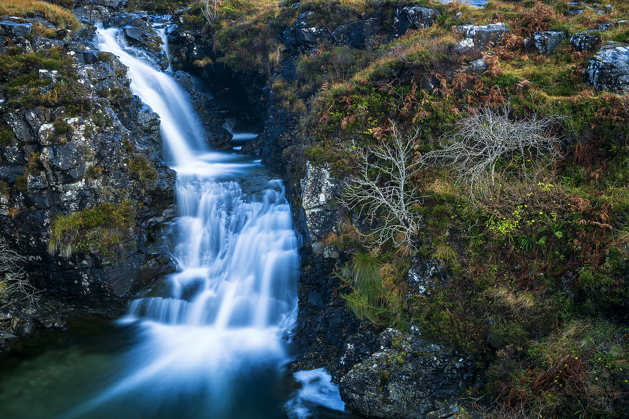 #170721-1 - Waterfall in Glen Brittle, Isle of Skye, Highland Region, Scotland