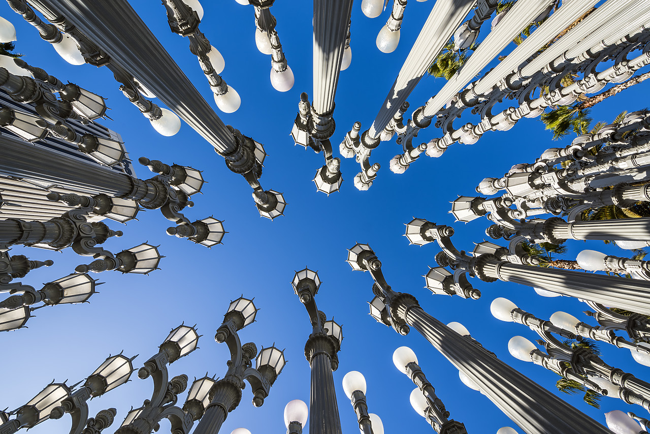 #170791-1 - Lamp Posts, LACMA, Los Angeles, California, USA