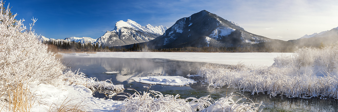 #180029-2 - Hoar Frost along Vermillion Lakes, Banff National Park, Aberta, Canada
