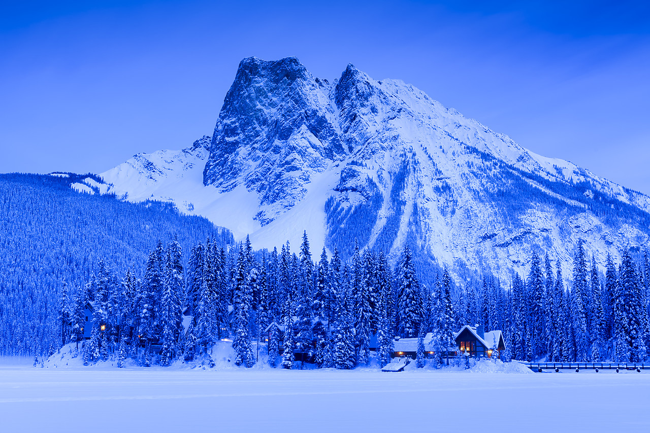 #180038-1 - Mt. Burgess in Winter, Yoho National Park, British Columbia, Canada