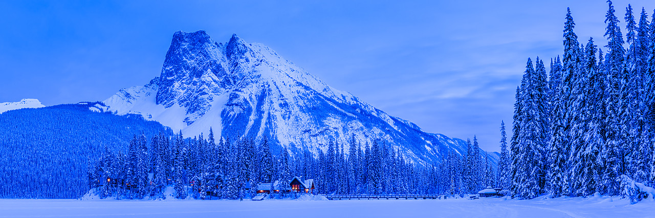 #180038-2 - Mt. Burgess in Winter, Yoho National Park, British Columbia, Canada